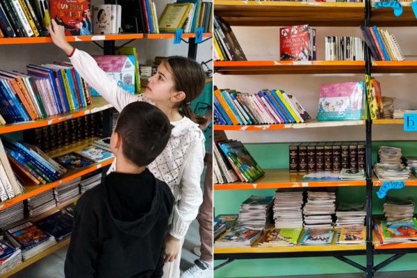 Slika: Projekat „Knjigralište“ u Rudom: školska biblioteka kao prostor inkluzije, učenja i zajedništva